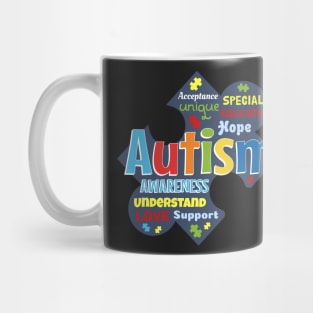 Puzzle Piece Autism Awareness Mug